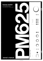 Harman-Kardon PM-625-Owners-Manual